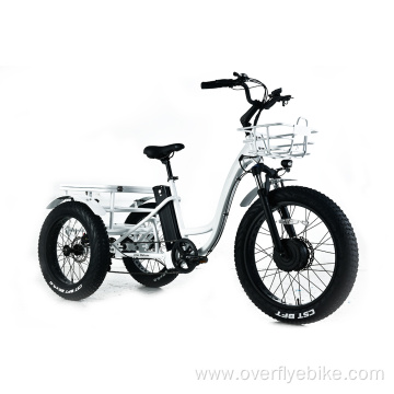 XY-Trio Deluxe electric cargo tricycle for adults motorized